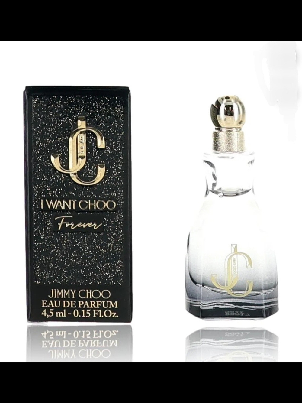 Jimmy Choo I Want Choo Forever Bottle in Black and Gold Accents